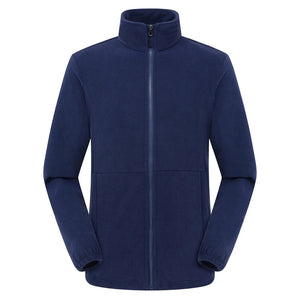 Luca – Unisex Fleece Jack met Ritssluiting en Hoge hals