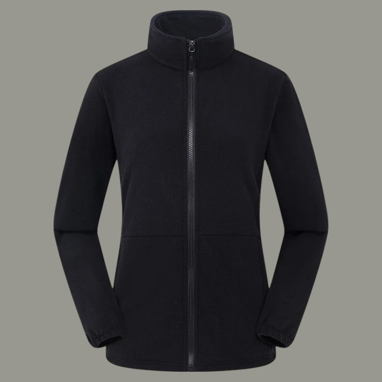 Luca – Unisex Fleece Jack met Ritssluiting en Hoge hals
