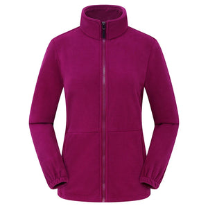 Luca – Unisex Fleece Jack met Ritssluiting en Hoge hals