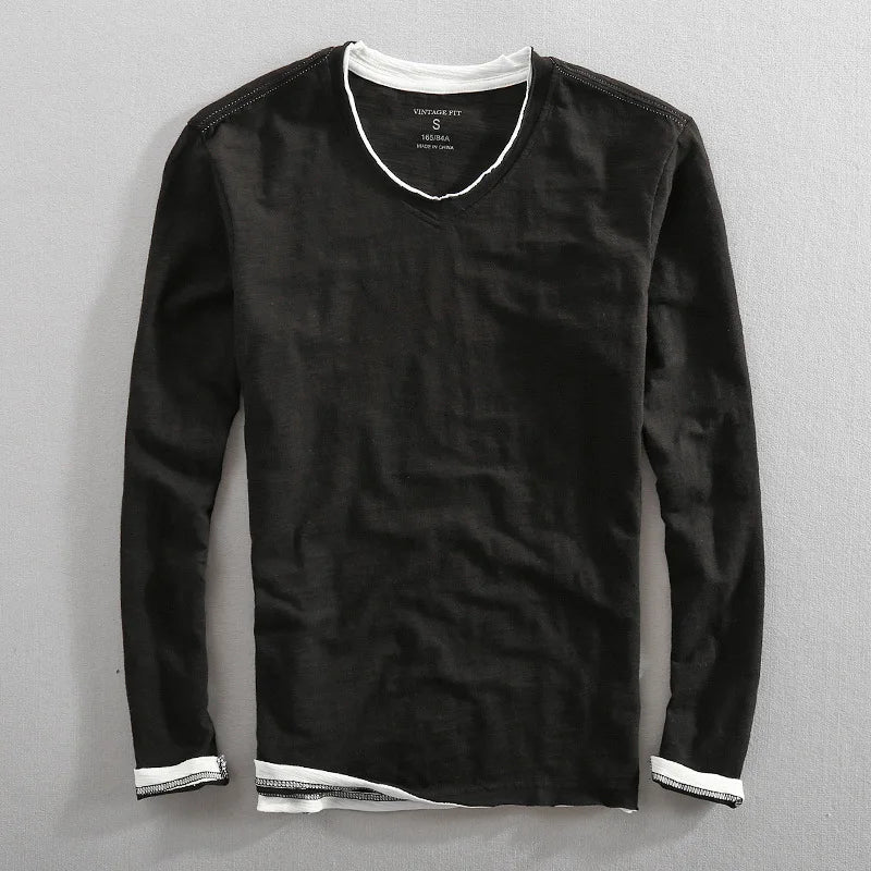 GiuseppeMoretti Herensweater met V-hals