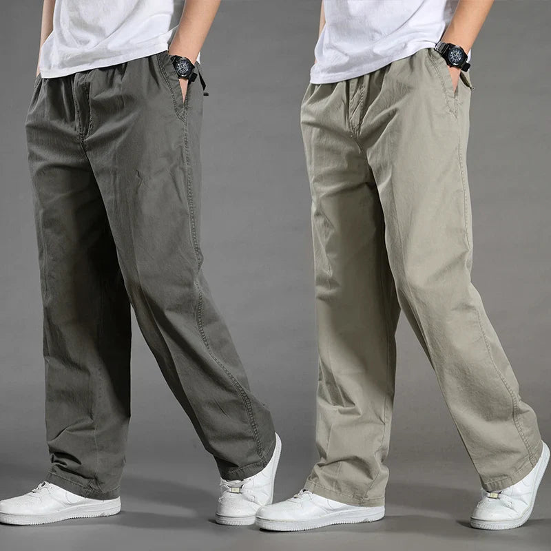 Alessio – Relaxed-Fit Katoenen Casual Broek voor Heren