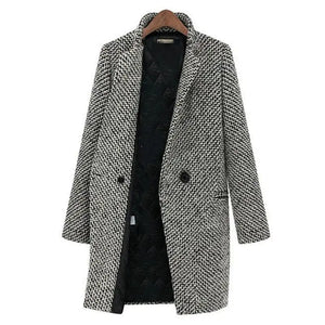 Isabella – Lange Wol Winterjas voor Dames