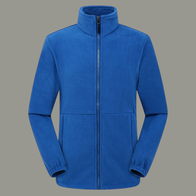 Luca – Unisex Fleece Jack met Ritssluiting en Hoge hals