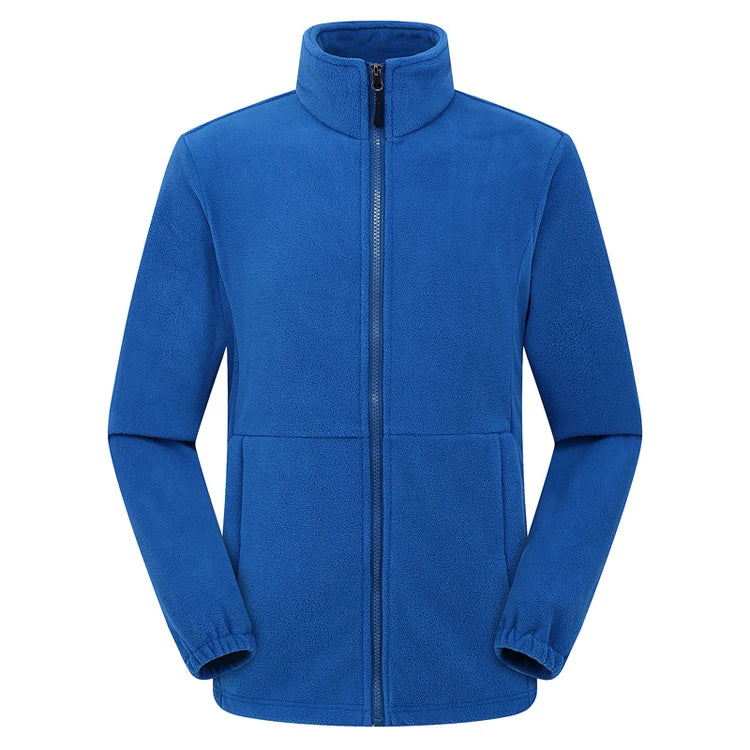Luca – Unisex Fleece Jack met Ritssluiting en Hoge hals