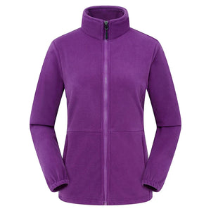 Luca – Unisex Fleece Jack met Ritssluiting en Hoge hals