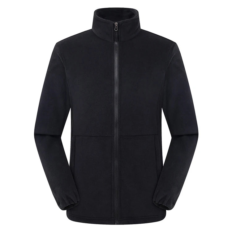 Luca – Unisex Fleece Jack met Ritssluiting en Hoge hals