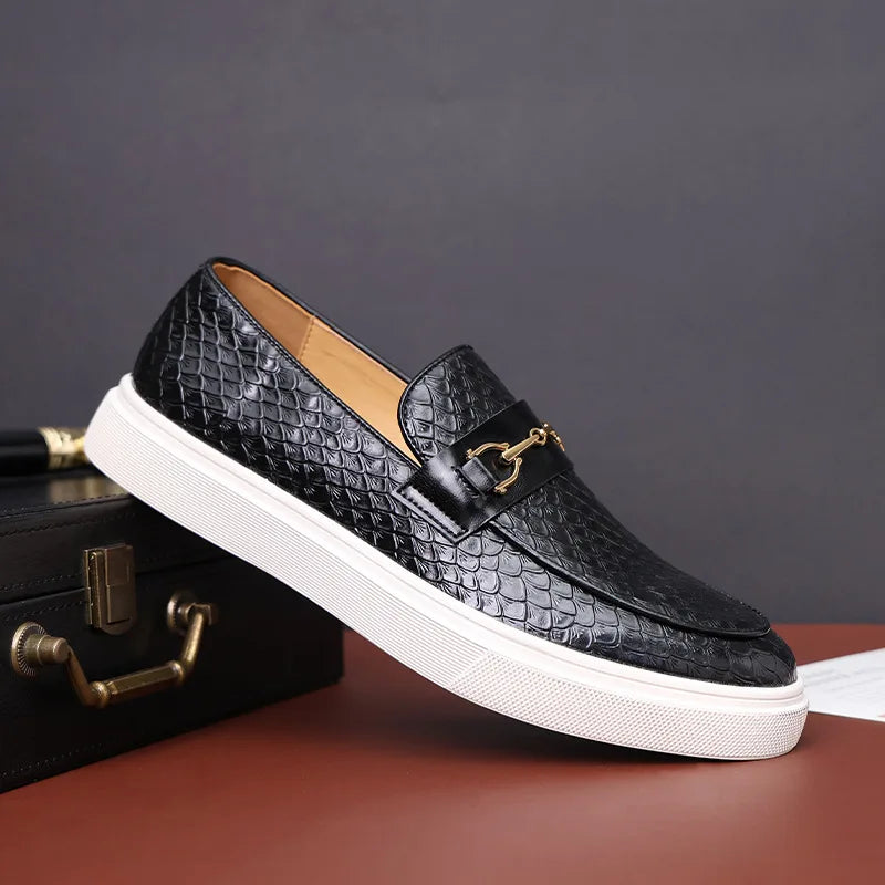 AlessioTardini Leren loafers voor mannen