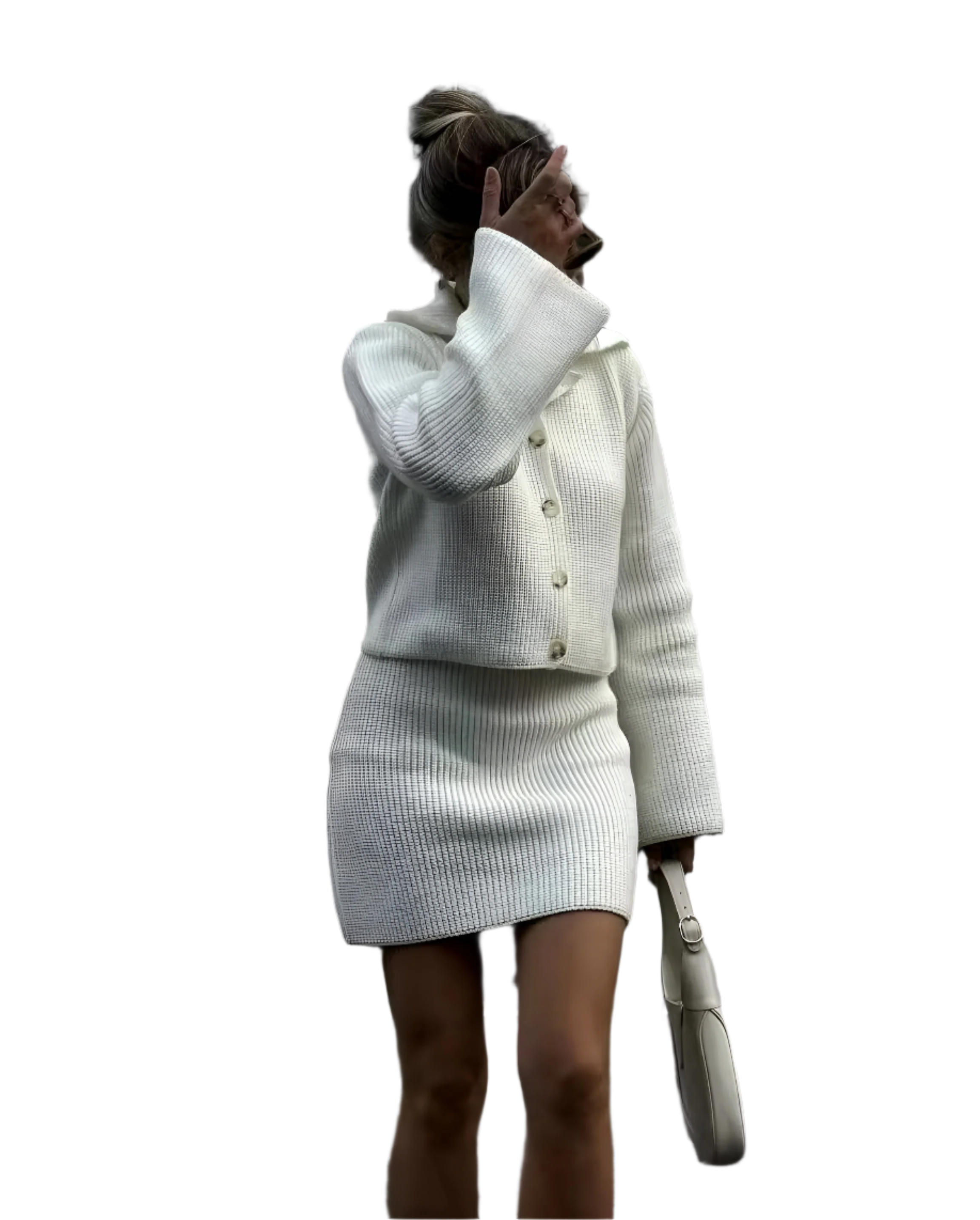 Sofia – Dames Knusse Gebreide Co-ord Set