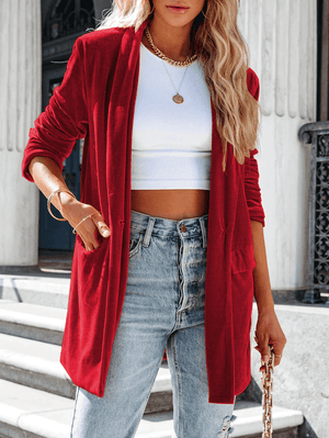 Alessia – Elegante Open Damesblazer in Luxe Kleuren