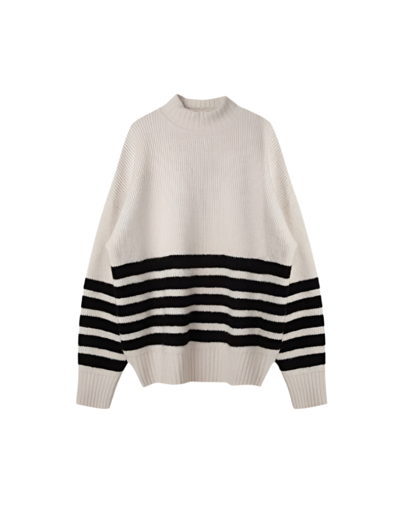 Clara – Nautisch-geïnspireerde Oversized Damestrui