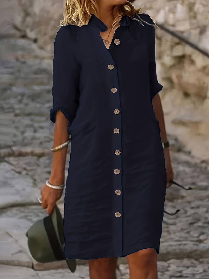 Giulia – Casual Midi Jurk voor Dames
