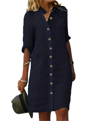 Giulia – Casual Midi Jurk voor Dames