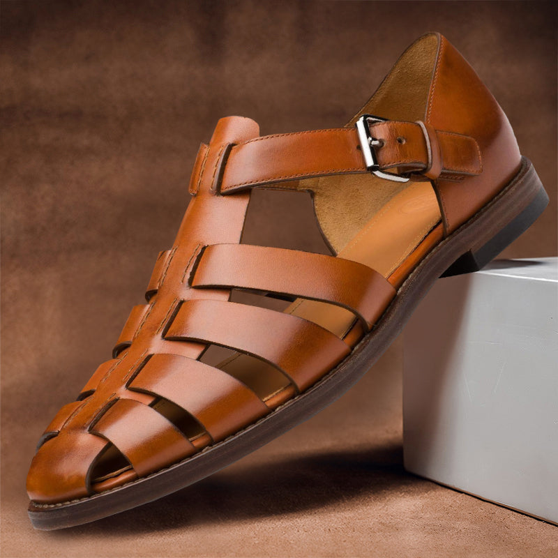 Lorenzo – Leren Heren Sandalen