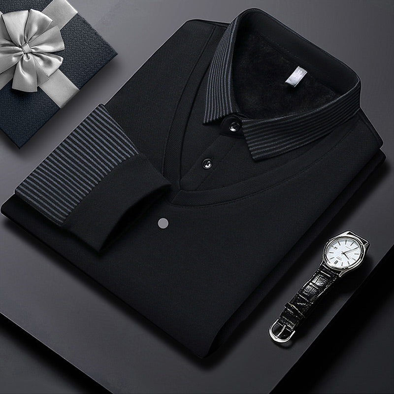 MatteoRica™ Heren Gebreid Manchet Shirt