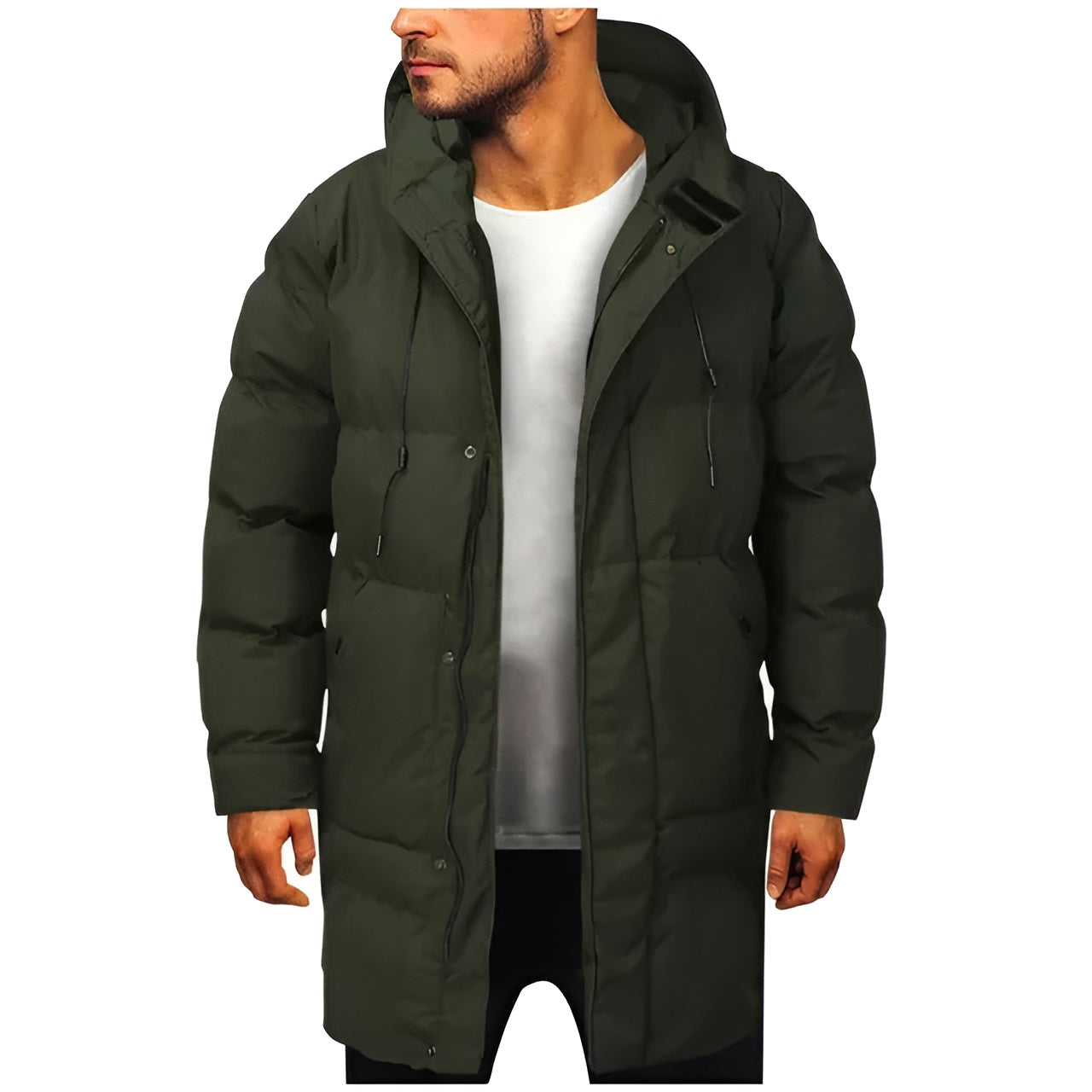 Lorenzo – Gevoerde Lange Winterparka voor Mannen