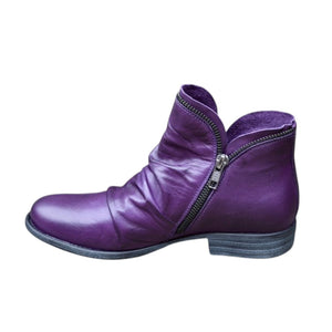 Estrell – Comfortabele Dames Leren Boots voor de Hele Dag