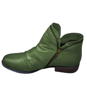 Estrell – Comfortabele Dames Leren Boots voor de Hele Dag