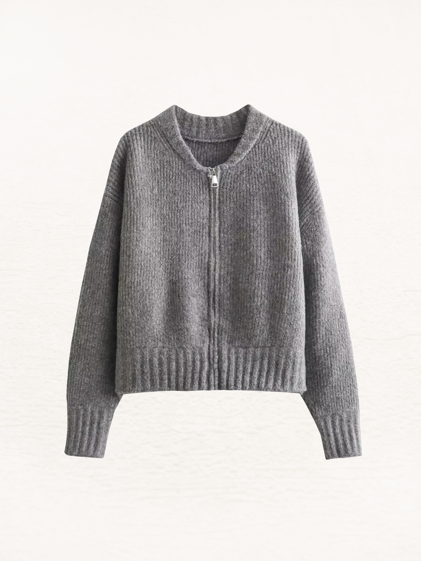 MarcoRicci Gebreid Vest Met Rits Voor Vrouwen