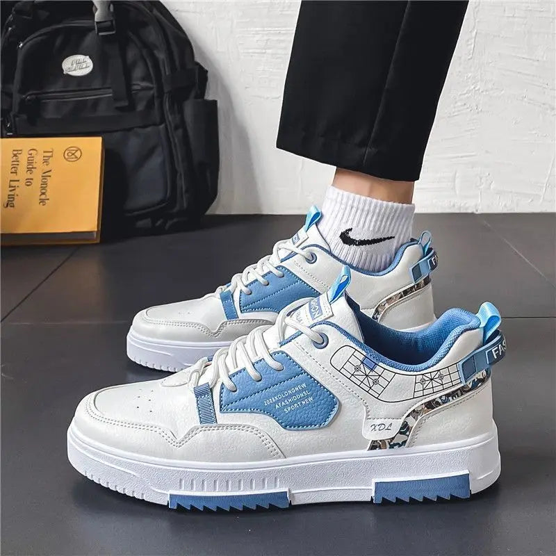 Alessio – Ademend Leren Sneakers voor Heren