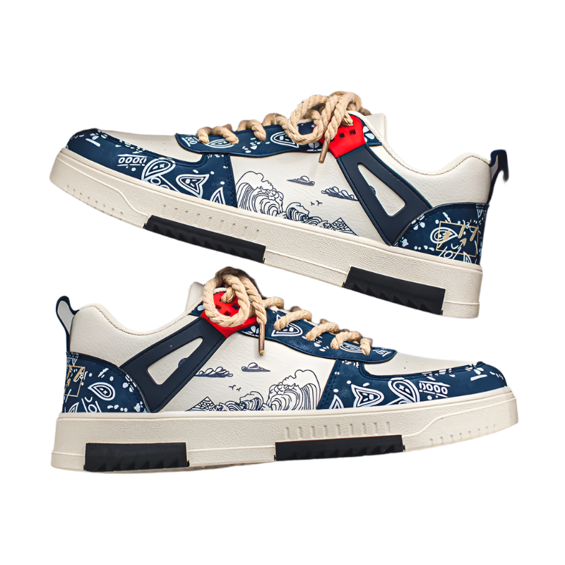 Alessio – Ademend Leren Sneakers voor Heren