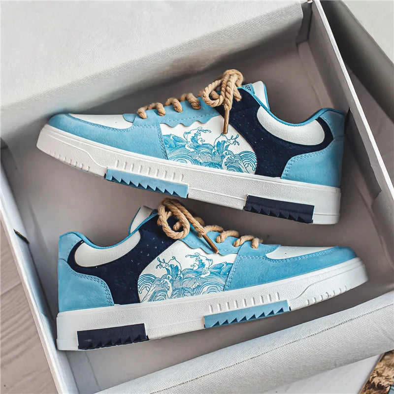Alessio – Ademend Leren Sneakers voor Heren