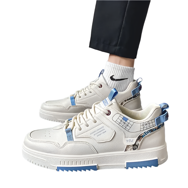 Alessio – Ademend Leren Sneakers voor Heren