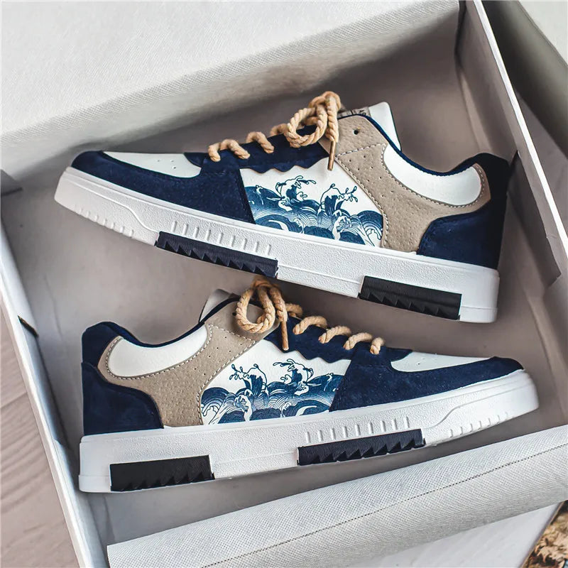 Alessio – Ademend Leren Sneakers voor Heren