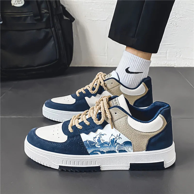Alessio – Ademend Leren Sneakers voor Heren