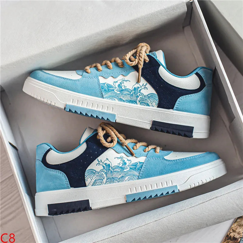 Alessio – Ademend Leren Sneakers voor Heren