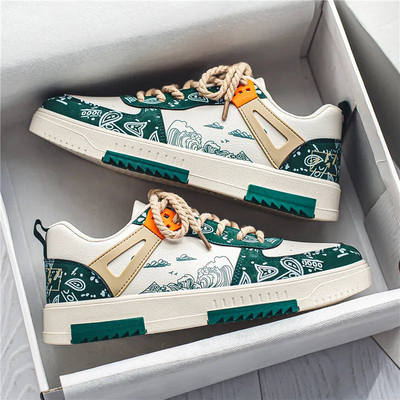 Alessio – Ademend Leren Sneakers voor Heren