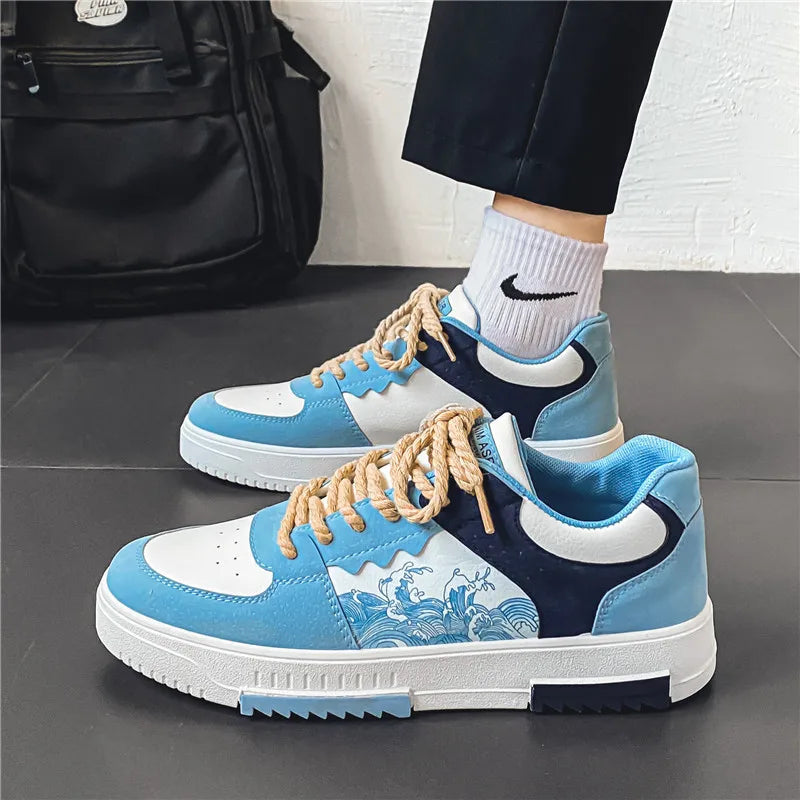 Alessio – Ademend Leren Sneakers voor Heren