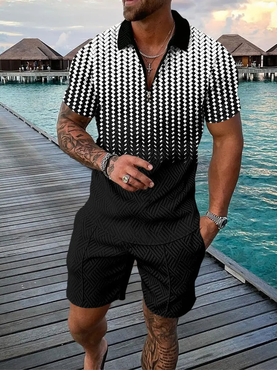 ModaVivo™ polo met rits en revers