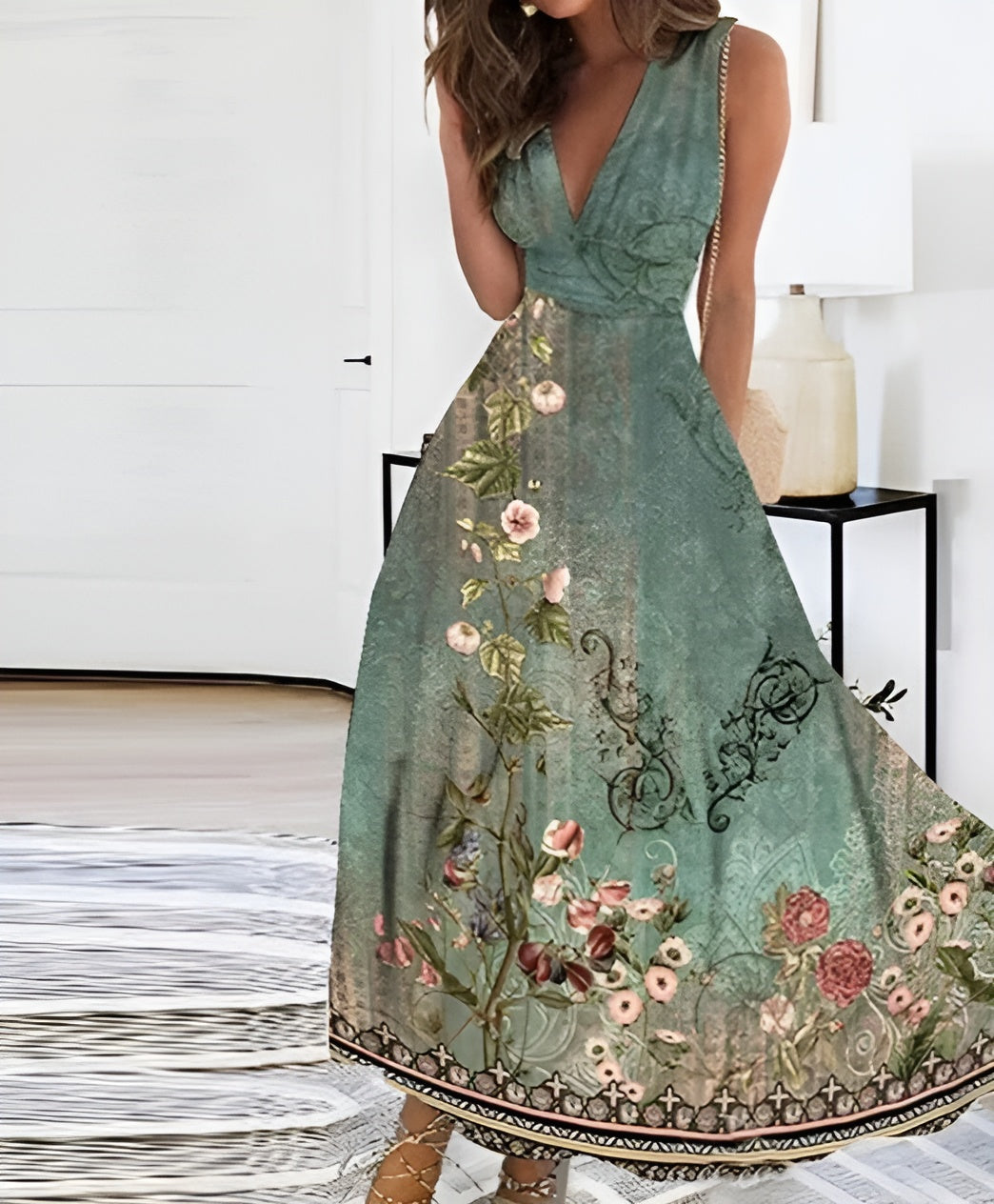 Luminella – Elegante Mouwloze Zomerjurk voor Dames
