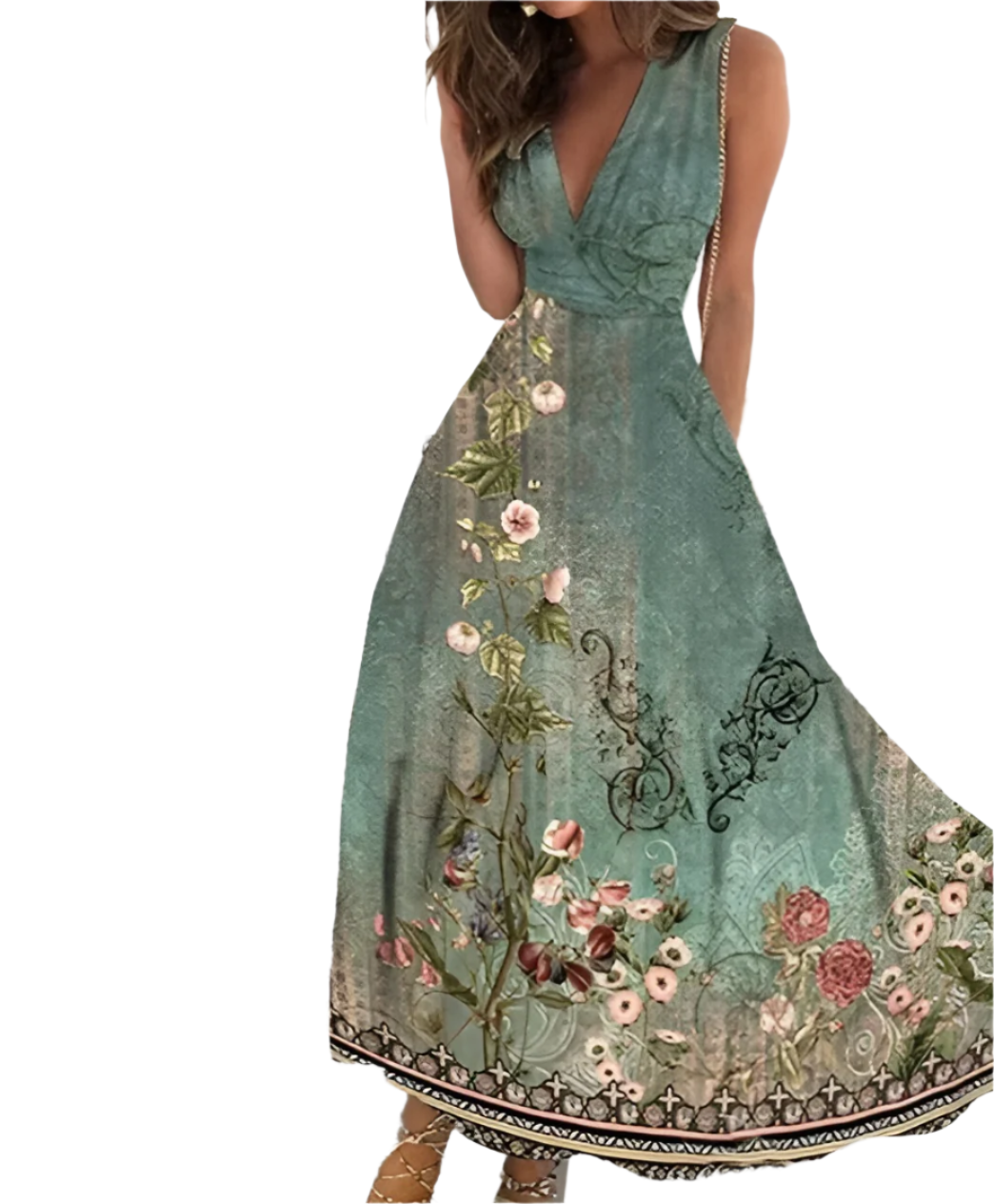 Luminella – Elegante Mouwloze Zomerjurk voor Dames