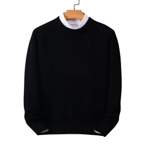 Vata – Cashmere Heren Trui met Ronde Hals