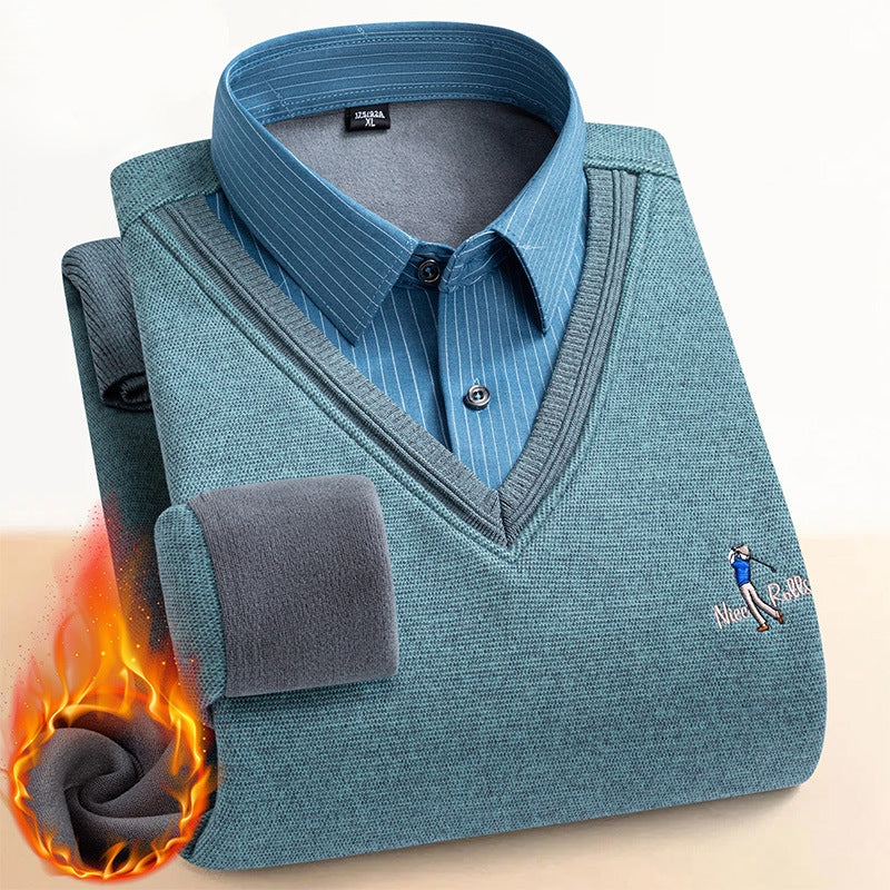 Matteo – 2-in-1 Heren Laagjes Trui