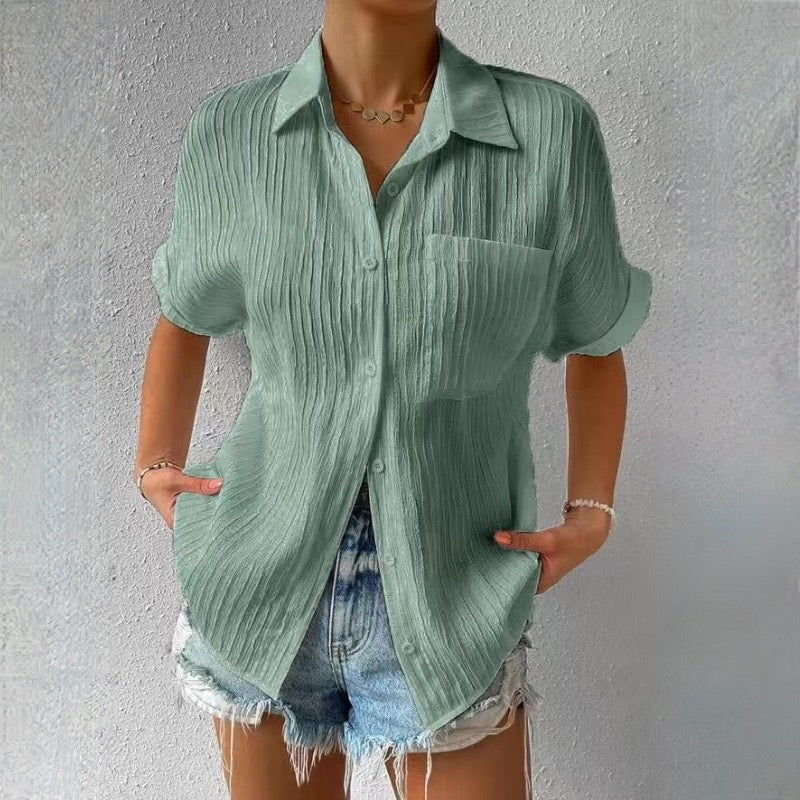 Lucia – Luchtige Dames V-Hals Blouse