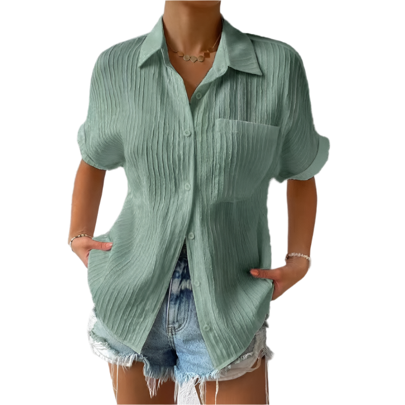 Lucia – Luchtige Dames V-Hals Blouse