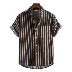 Matteo – Ademend Heren Zomershirt met Print