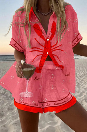 Anika – Linnenmix Dames Zomer Co-Ord Set