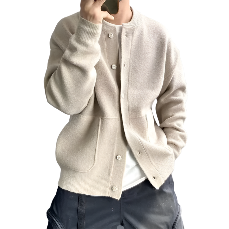 Giovanni – Klassieke Herensweater met Knopen