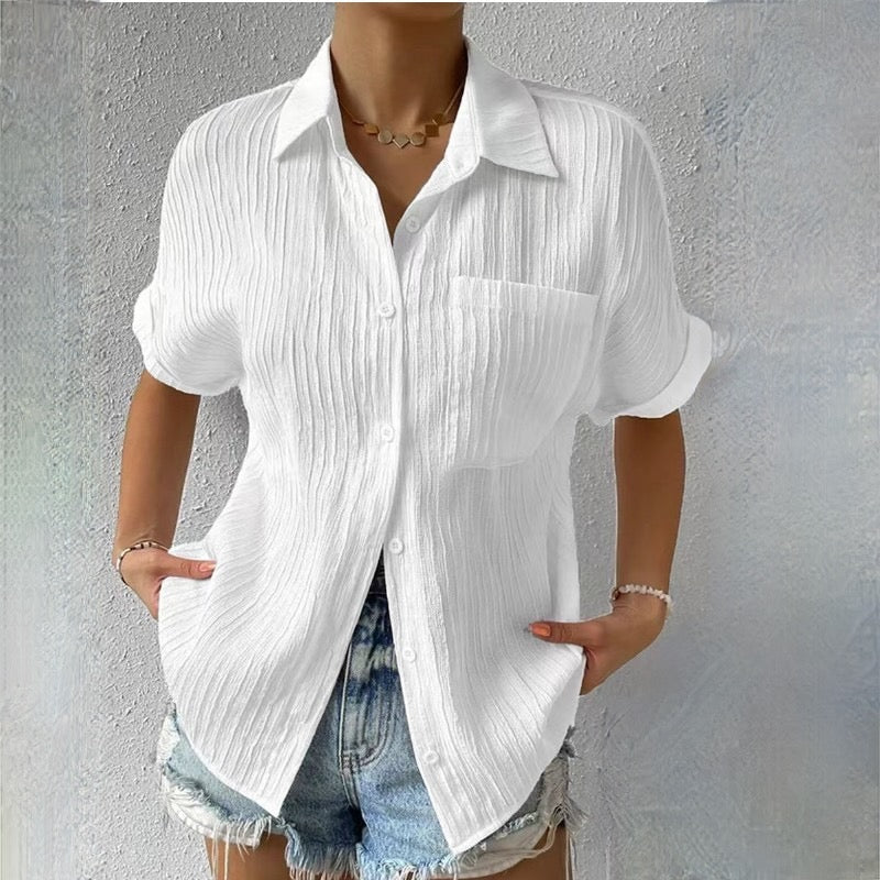 Lucia – Luchtige Dames V-Hals Blouse
