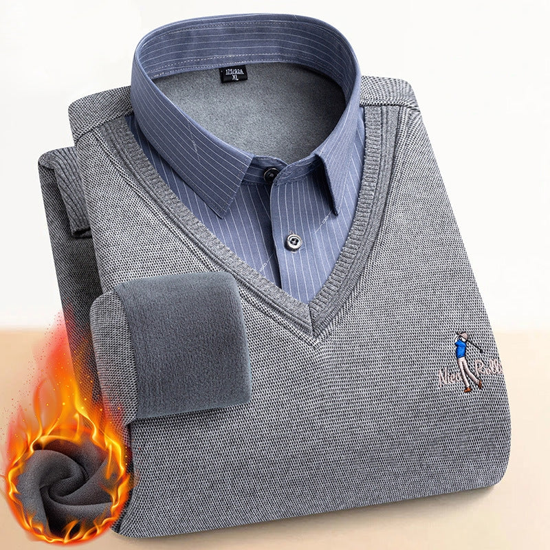 Matteo – 2-in-1 Heren Laagjes Trui