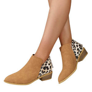 Irene – Dames Suède-Look Boots met Blokhak