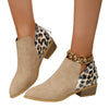 Irene – Dames Suède-Look Boots met Blokhak
