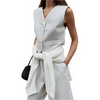Jane – Elegante Witte Dames Co-ord Set met Print