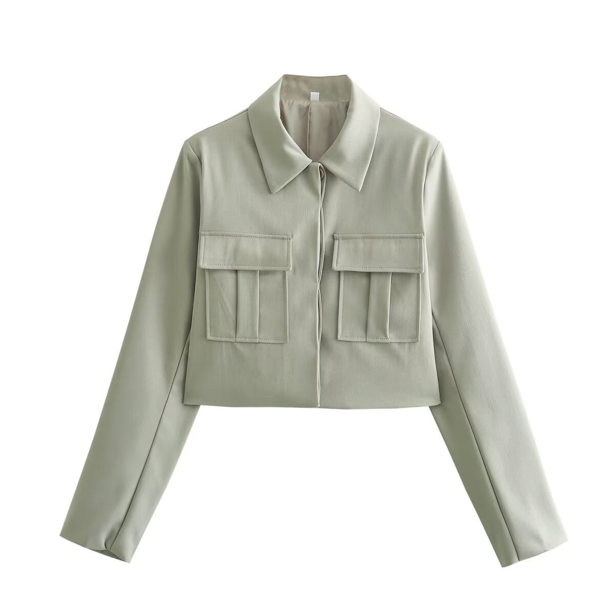 Camille – Lichtgroen Dames Pakkenset met Elegante Snit