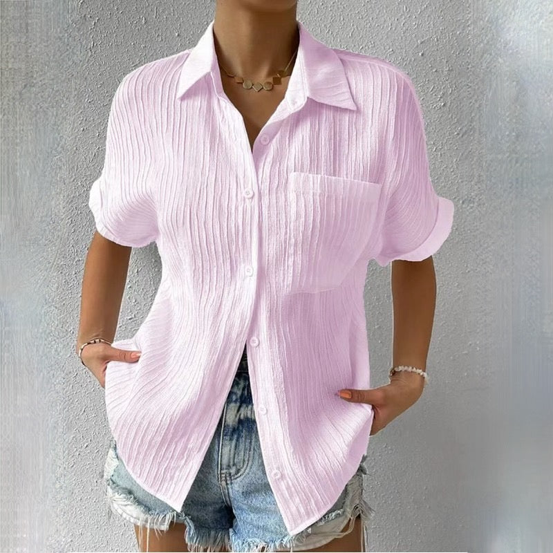 Lucia – Luchtige Dames V-Hals Blouse