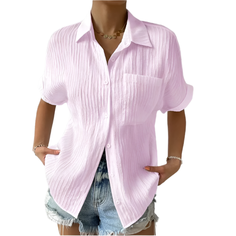 Lucia – Luchtige Dames V-Hals Blouse