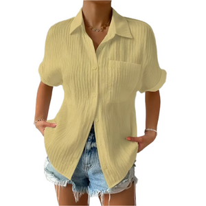 Lucia – Luchtige Dames V-Hals Blouse